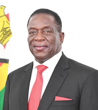 H.E. Dr.  Emmerson Dambudzo Mnangagwa